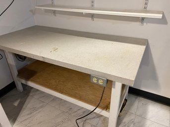 Workbench / Hobby Bench With Electric Outlets