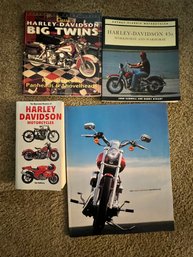 Harley Davidson Bike Books Lot Of 4 Books,