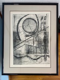 Signed And Numbered Lithograph  26.5x34 Framed Double Matted Glss