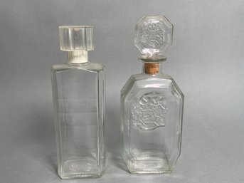 Two Schenley Decanters With Stoppers