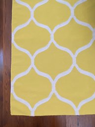 Adorable & Joyous Yellow Wool Carpet