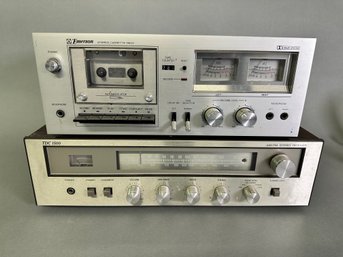 Vintage Receiver And Cassette Player