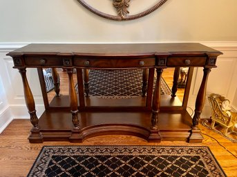 Mirrored Back Console Table By Pulaski Furniture