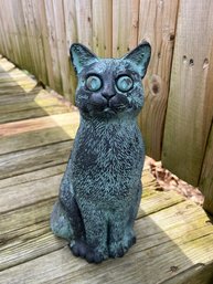 Outdoor Plastic Cat Figurine