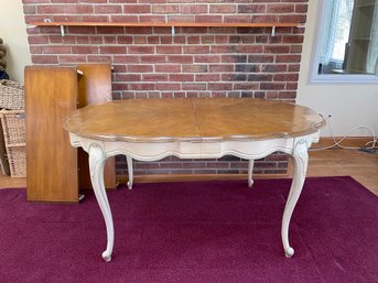 J. L. Metz Furniture Co. French Country Dining Table With 2 Leaves