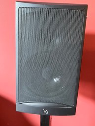 Pair Of 'INFINITY' Black Speaker On Separate Stand
