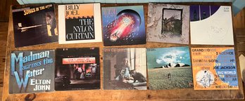 Variety Of Vinyl Records Including Elton John, Billy Joel & More