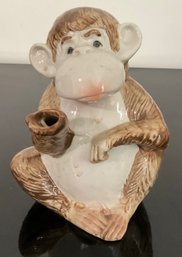 Vintage Takahashi, Japanese, Ceramic Monkey Pitcher, Rare.