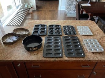 Spring Form Cake Pan, Madeleine Pans, Donut Pans And Other Metal Bakeware