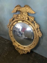 Large Ornate Mirror With Eagle