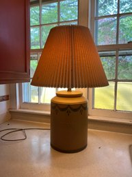 Vintage Stoneware Table Lamp
