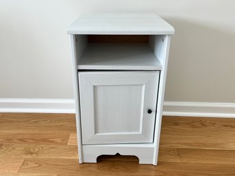 White Wooden Side Table/Nightstand