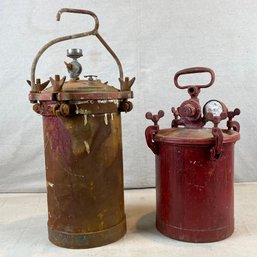 Craftsman And Other Pressure Cans With Handles