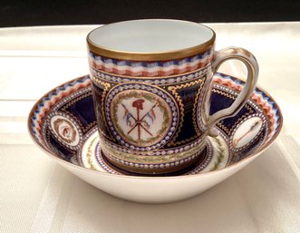Sevres Reproduction By Limoges Tasse De  Lumiere Raynaud & Co