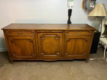 Vintage Solid Wood Side Board