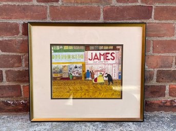 A Signed & Framed J Smith Watercolor