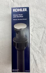 KOHLER New In Box Clicker Drain With Overflow