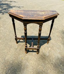 Antique Kiel Furniture Half Moon Table