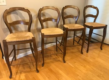 Set Of 4 Stunning POTTERY BARN Bar/Counter Stools