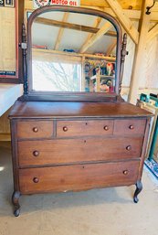 Antique Heilman And Co Dresser And Mirror