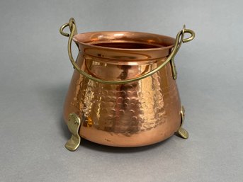 A Beautiful Copper & Brass Tin