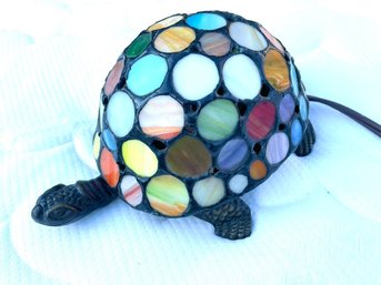 Stain Glass Turtle Accent Lamp