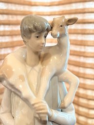 Lladro Shepherd Boy With Goat, # 4506