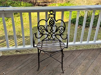 Heavy Duty Wrought Iron Chair