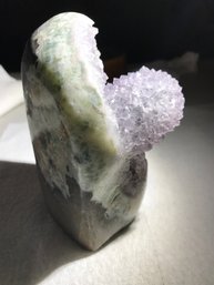 Beautiful Amethyst Crystal Geode, 2 LB 8 Oz,  6 Inch Tall