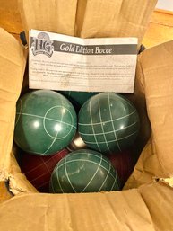 New Highland Games Bocce Ball Set In Case
