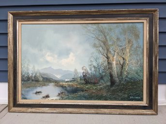 Signed Landscape Painting