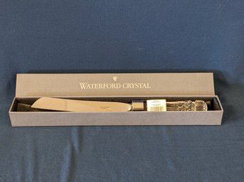 Lismore Waterford Crystal Bridal Knife In Original Box With All Labels