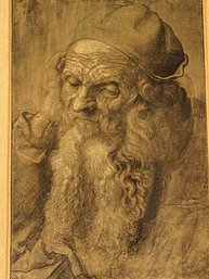 Albrecht Durer Head Of An Old Man / Man Aged 93 Print