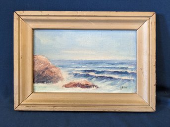 Signed 'Nevin' Seascape Painting