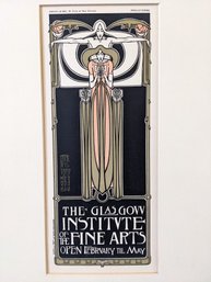 Belle Epoque The Angleterre Glasgow Institute Of Fine Arts Poster