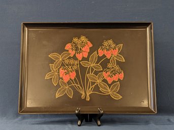 Cute Stawberry Plant Tray - California Couroc Of Monterey