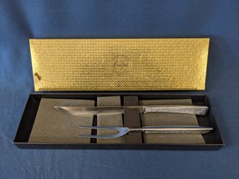 Vintage Great Blades Carvel Hall Carving Set - For And Knife