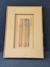 Harris Strong 'Rope Trick' Mixed Media 3-D Art With Original Strong Gallery Label