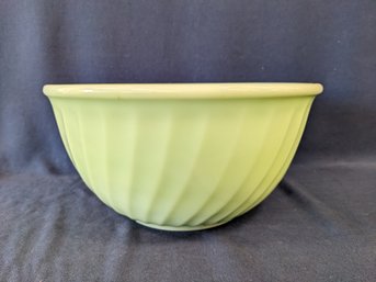 Swirl Pattern Fire King Jadeite Mixing Bowl