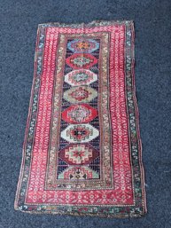 Vintage Red Woven Rug