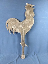 Antique - 1930 - Iron Rooster / Chicken Weathervane By Household Patent Co