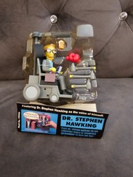 DR. STEPHEN HAWKING ACTION FIGURE MADE BY PLAYMATES IN 2000 The SIMPSONS