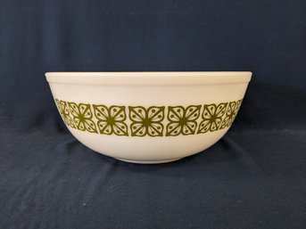 PYREX 404 Verde Autumn Floral Square Flowers 4 QT