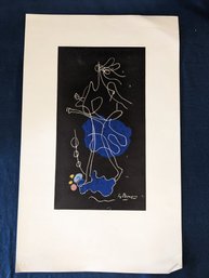 Georges Braque 1964 Lithograph 'Ajax'