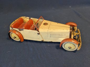Antique 1930s Made In England Meccano Ltd Constructor Wind Up Car