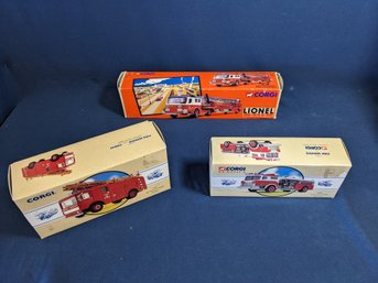 3 Corgi / Lionel Model Toys