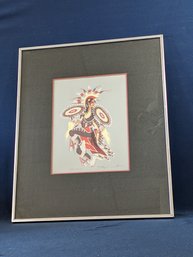 Woody Grumbo 'Tail Dance' Lithograph Hand Signed & Titled