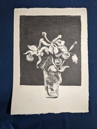 Giuseppe Gale Pencil Signed And Numbered 6/60 Still Life Lithograph