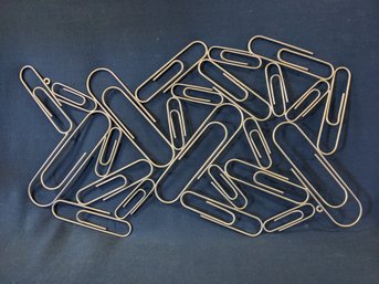 Contemporary Metal 'Paperclip' Wall Art In The Style Of Curtis Jere
