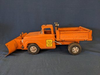 Vintage Tonka Toys Metal State Hi-Way Dept Hydraulic Dump Truck Toy